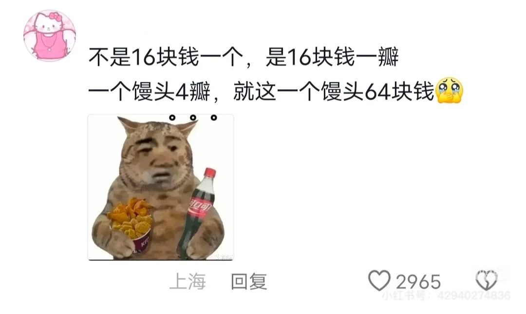 魔都物价一绝啊!大白馒头卖这么贵! 3