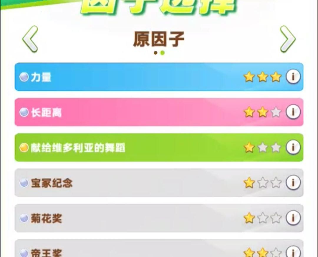 闪耀优俊少女:求问固有技能因子多有何用? 2