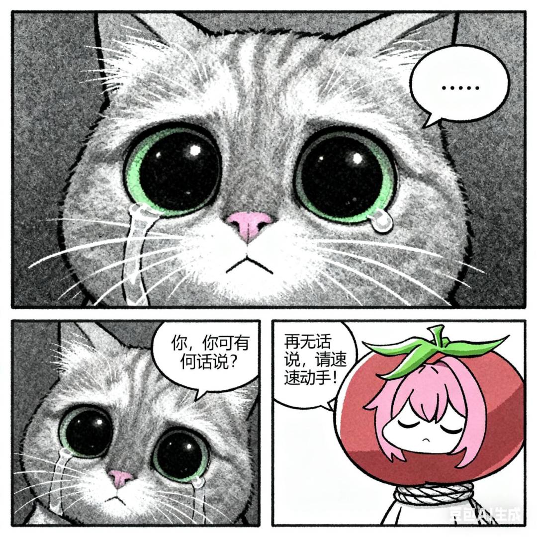 我看老猫吃红薯和宇宙大王也是一对苦命鸳鸯 1