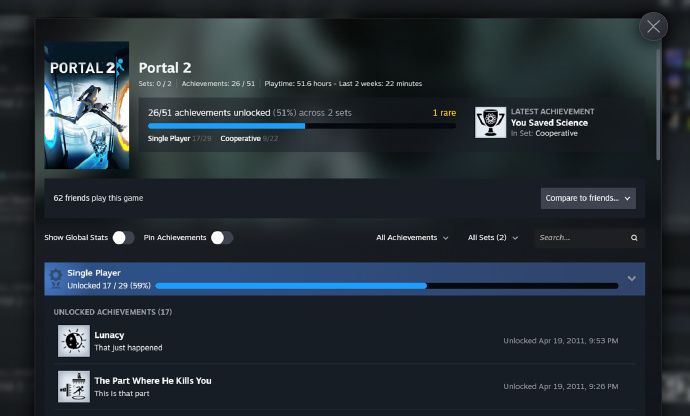 Steam成就集合新功能开测,DLC不占进度 3