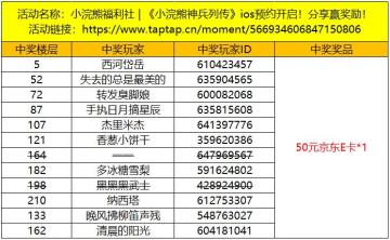 【已开奖】小浣熊福利社 | 《小浣熊神兵列传》ios预约开启！