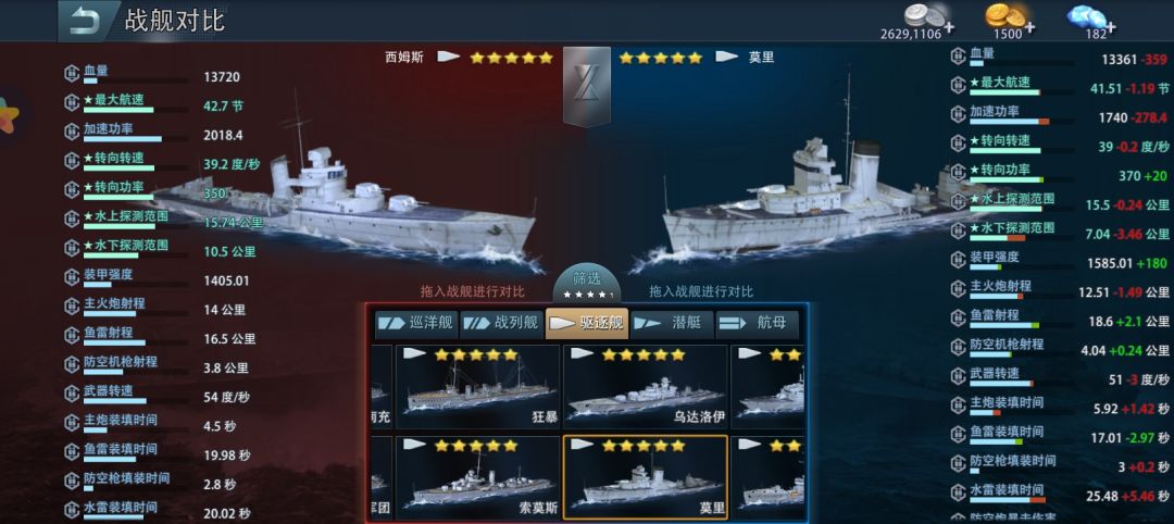 选择改舰船意见 1