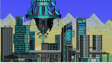 泰拉瑞亚 个人建筑 赛博城市