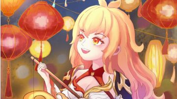 「同人画师」愿我之火焰击退阴霾燃起华夏之文明