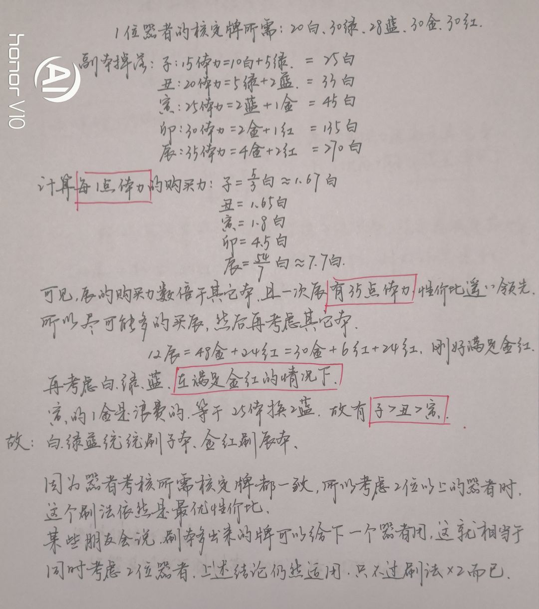 关于核定牌省体力刷法的计算截图