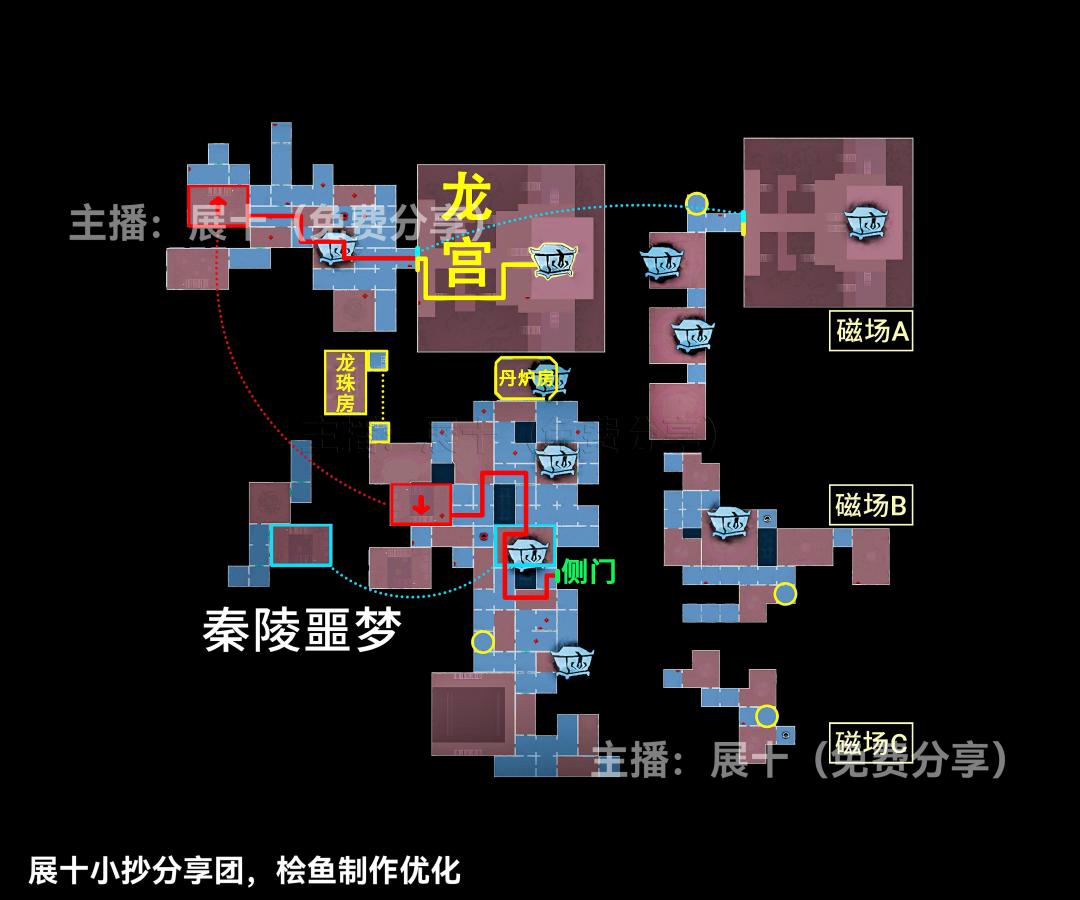 秦陵龙宫噩梦小抄-进门磁场 2