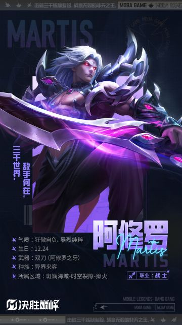 英雄档案丨阿修罗