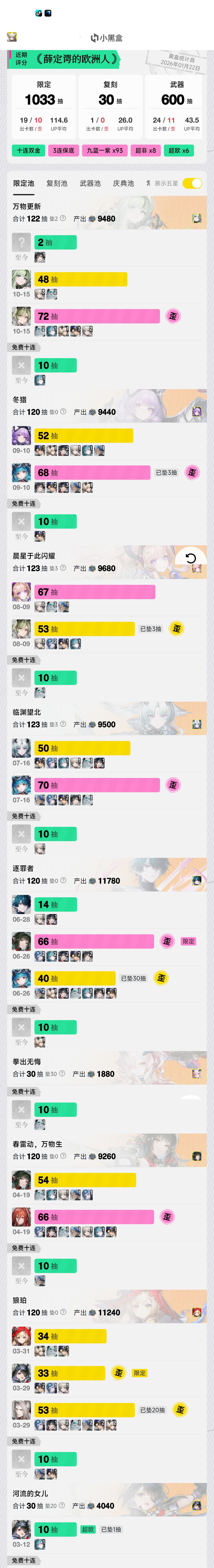7连大保底 已经Peace 1