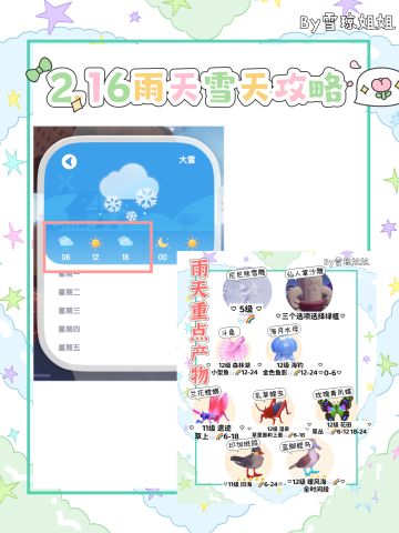 2.16雨天6-12.18-24时间段特殊产物
