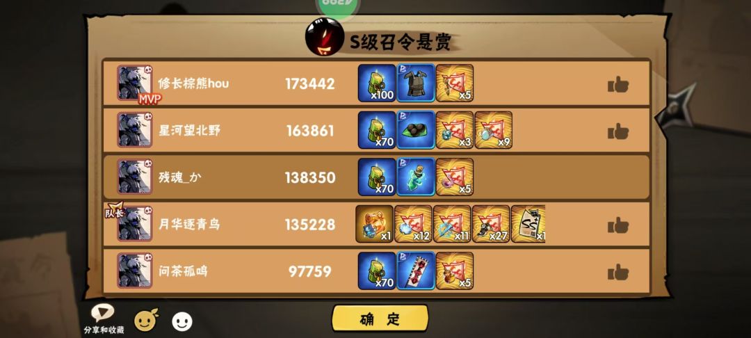 改版后ss+爆率感人 5