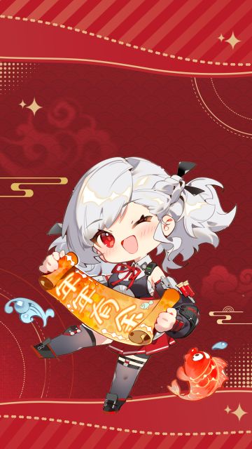 【节日祝福】新年快乐！人形们为指挥官送来了祝福哟~