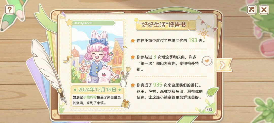 心动小镇年度证书 1