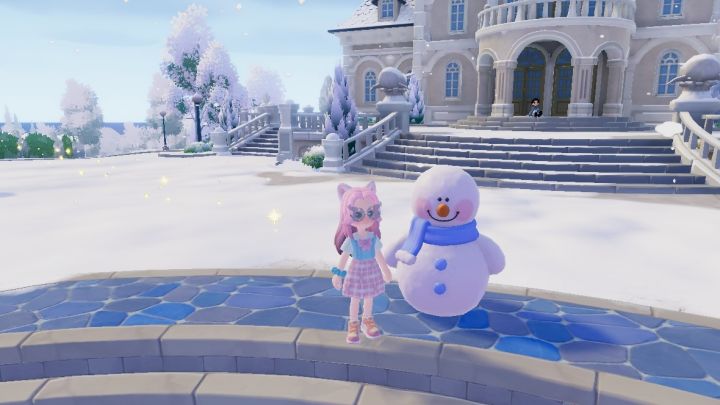 下雪天我和雪人截图