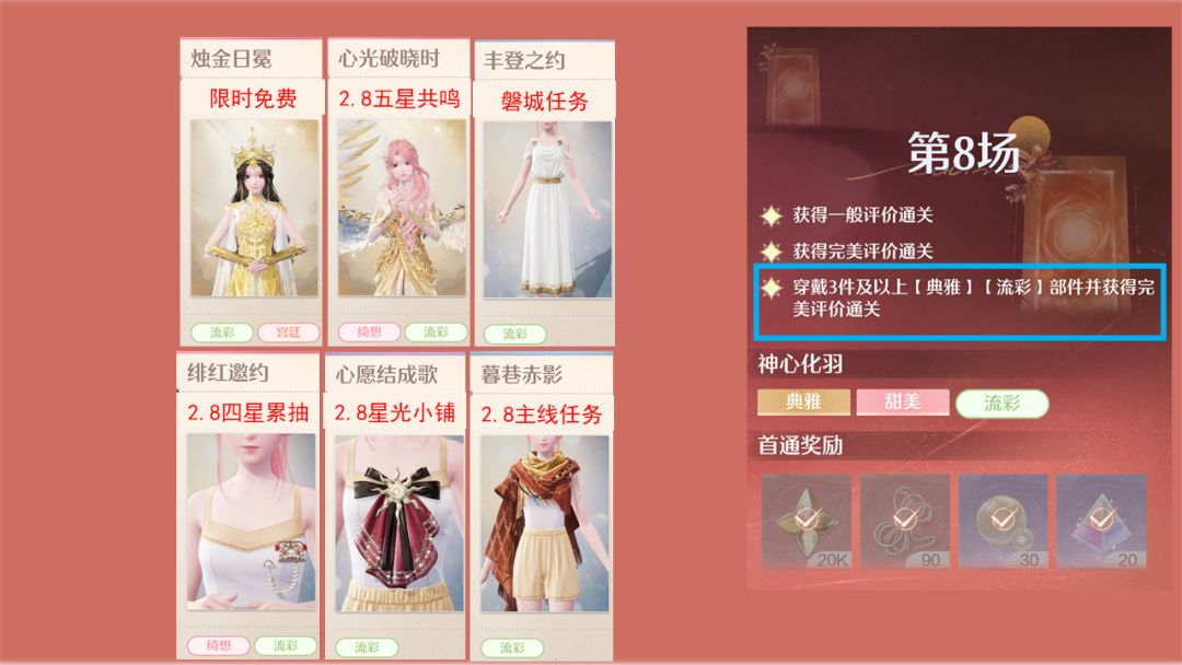 2.8无限暖暖2026年8月下半奇迹之冠攻略 4