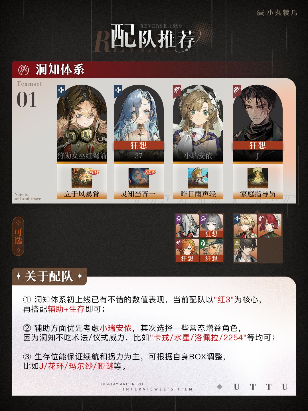 🚀『狩勋女巫红弩箭』角色养成攻略|重返未来1999 9