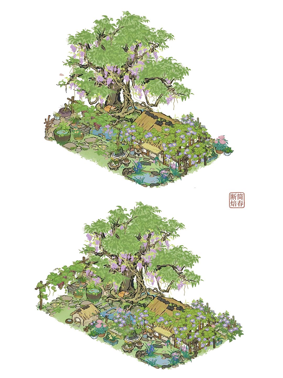 山花草庐小景截图