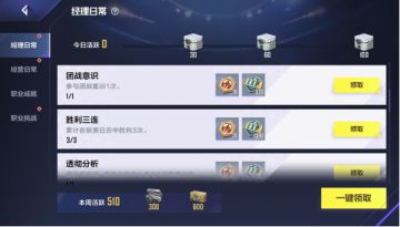 每日必做：体力分配