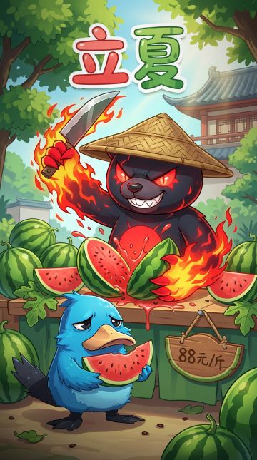 88 元 / 斤的立夏限定瓜，谁吃谁迷糊😵