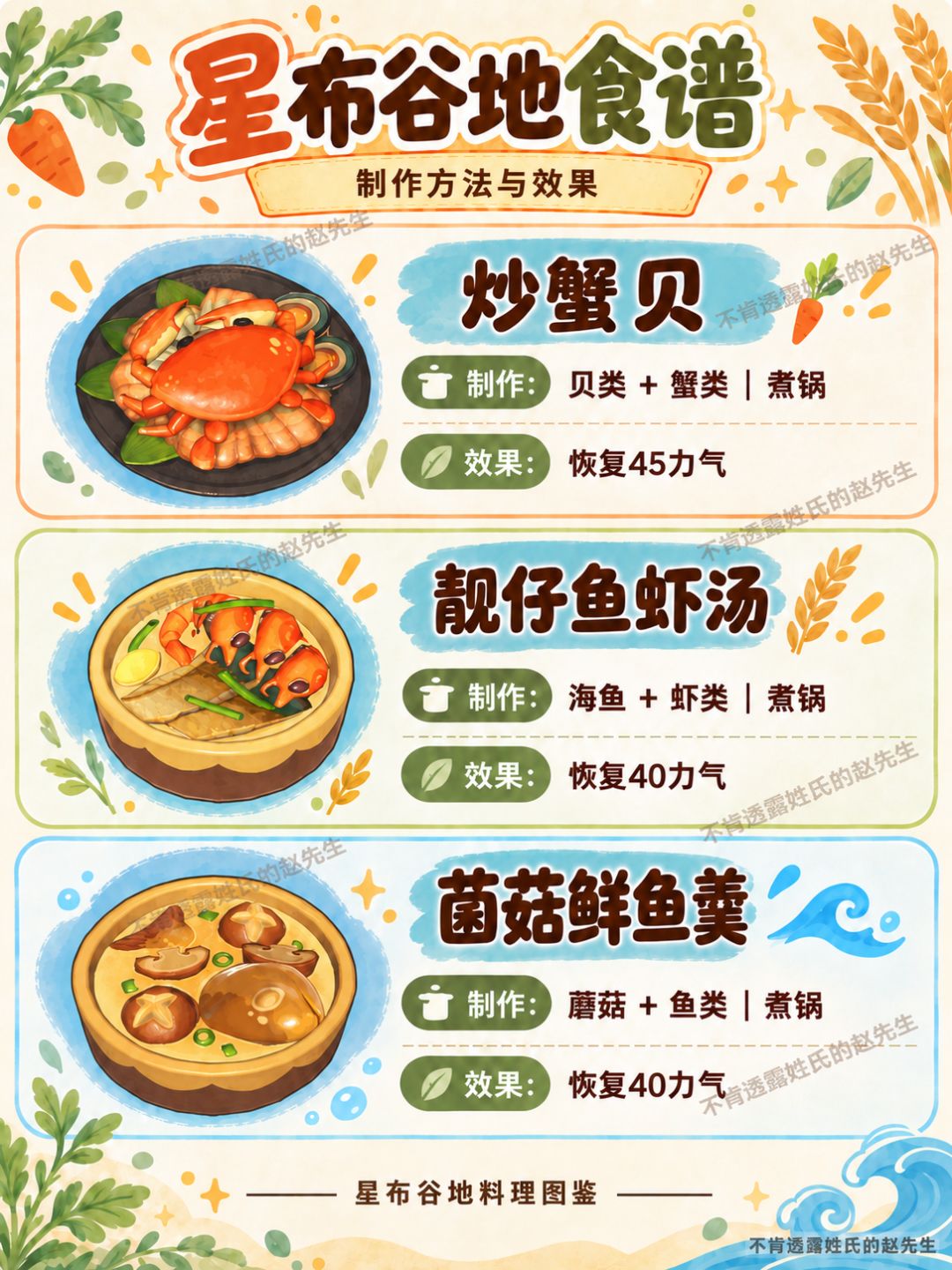 星布谷地食谱 10