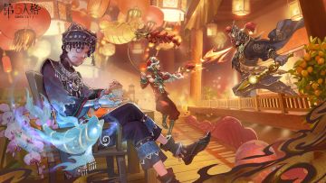 年初五，喧锣鼓，四方来贺添五福~
#第五人格五骥映春 #第五人格