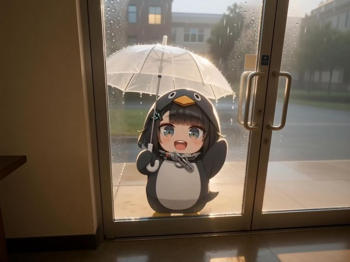 好可爱(゚∀゚)下雨天还好有咕咕嘎嘎截图