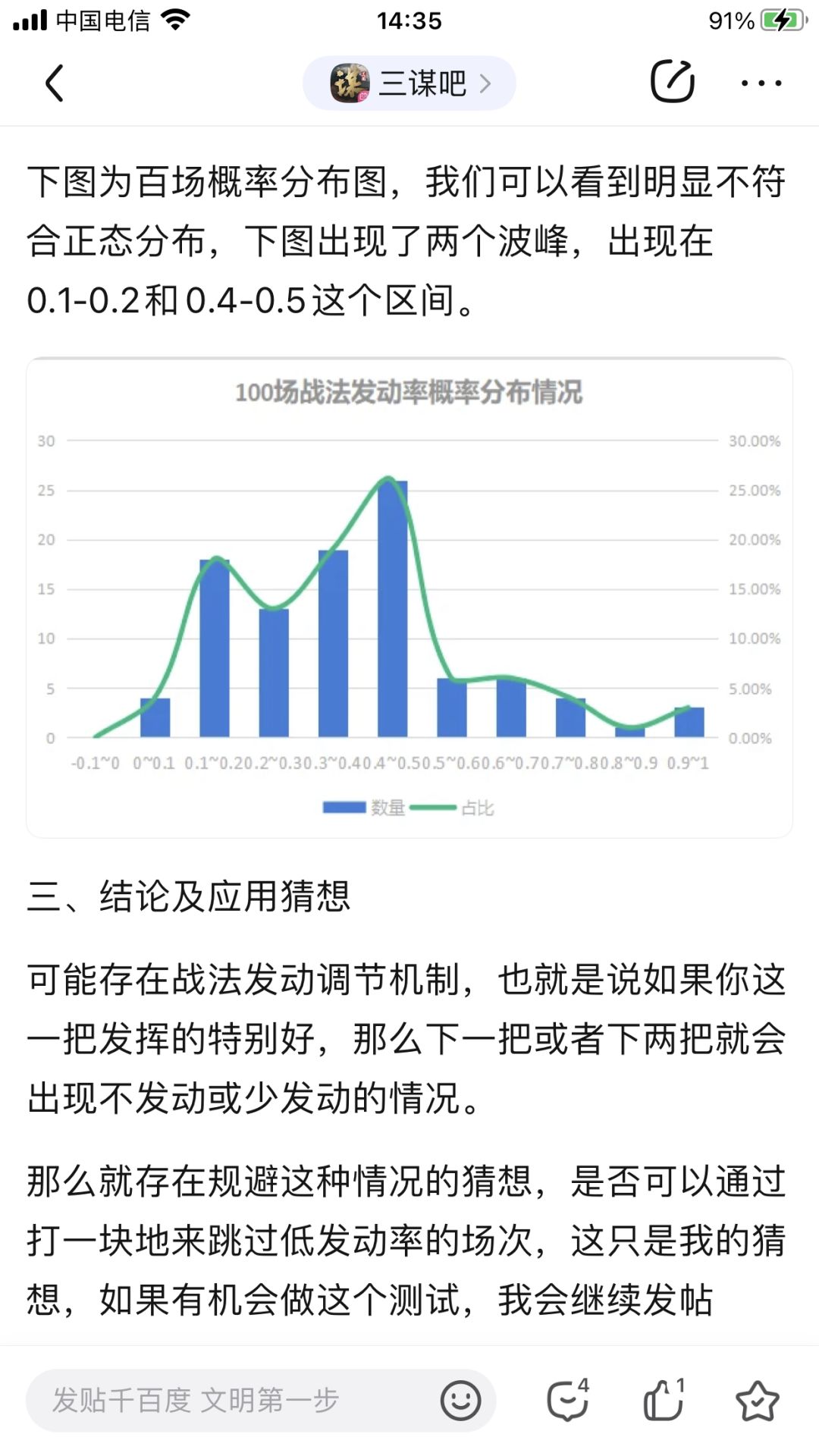 关于三谋战法发动率的研究及其应用猜想 3