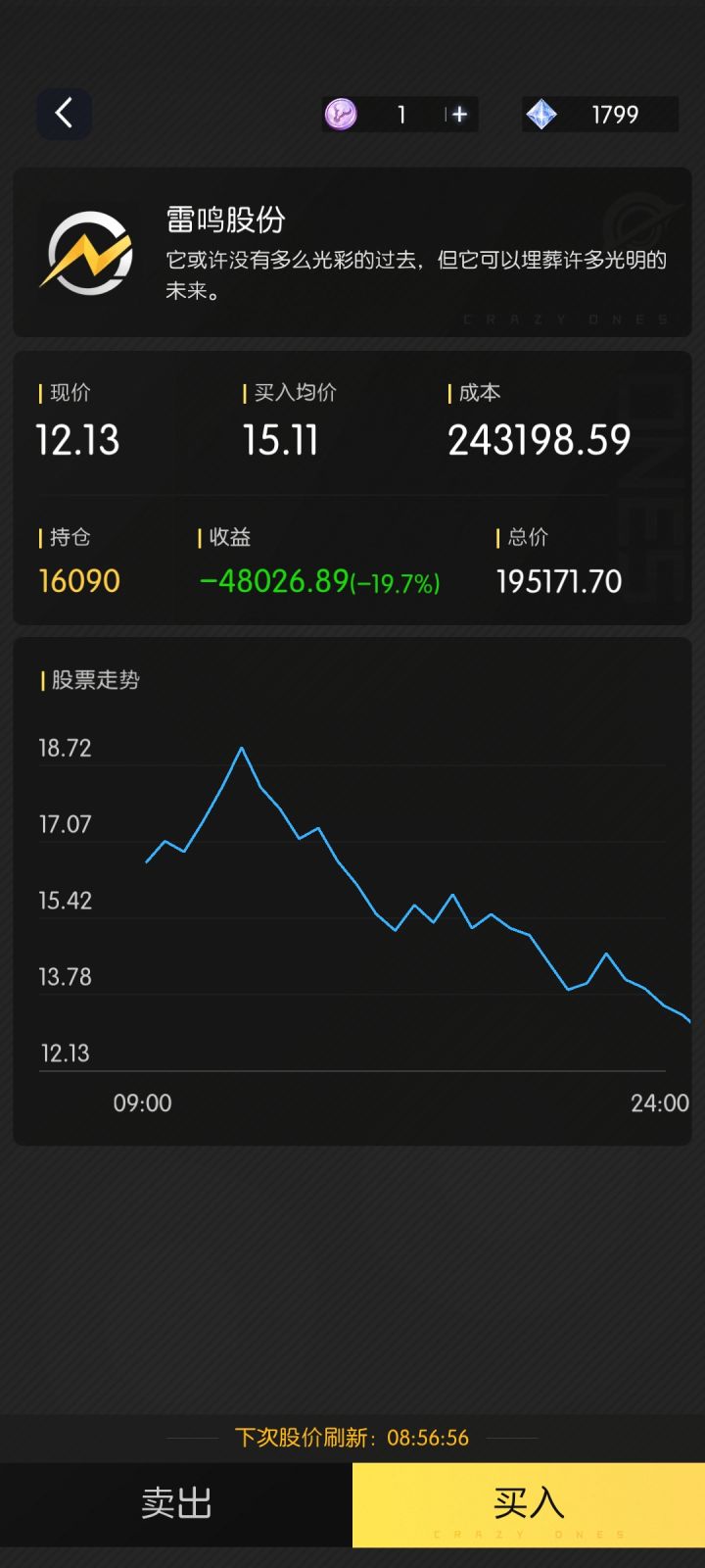 亏百分之五十卸载游戏,一年后想起来我再下载看看截图