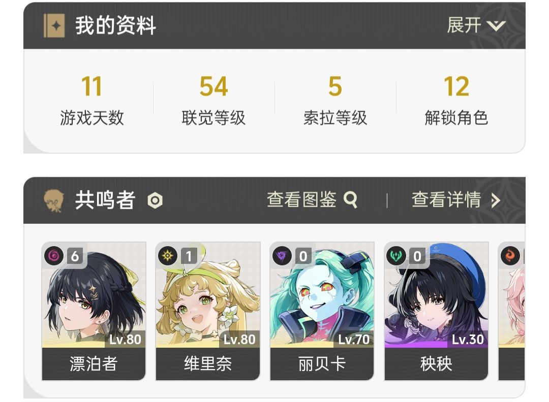 11天速通鸣潮 1