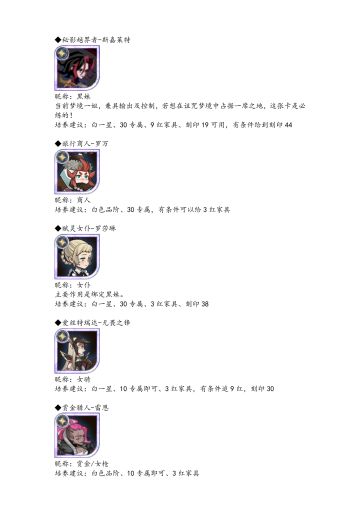 【诅咒梦境】新人&回流玩家必看，一文带你拿捏诅咒梦境！