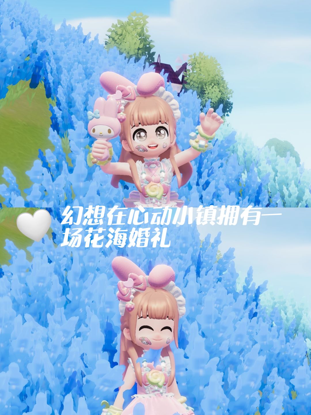 藏在心动小镇的蓝色花田🌿 1