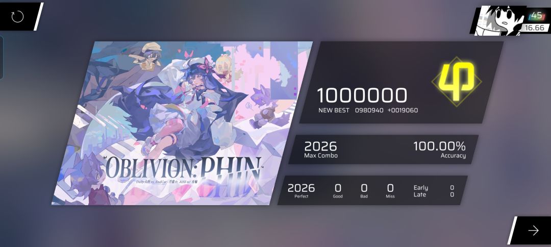 ［phigros愚人节］Oblivion:PHIN SP AP！！ 1
