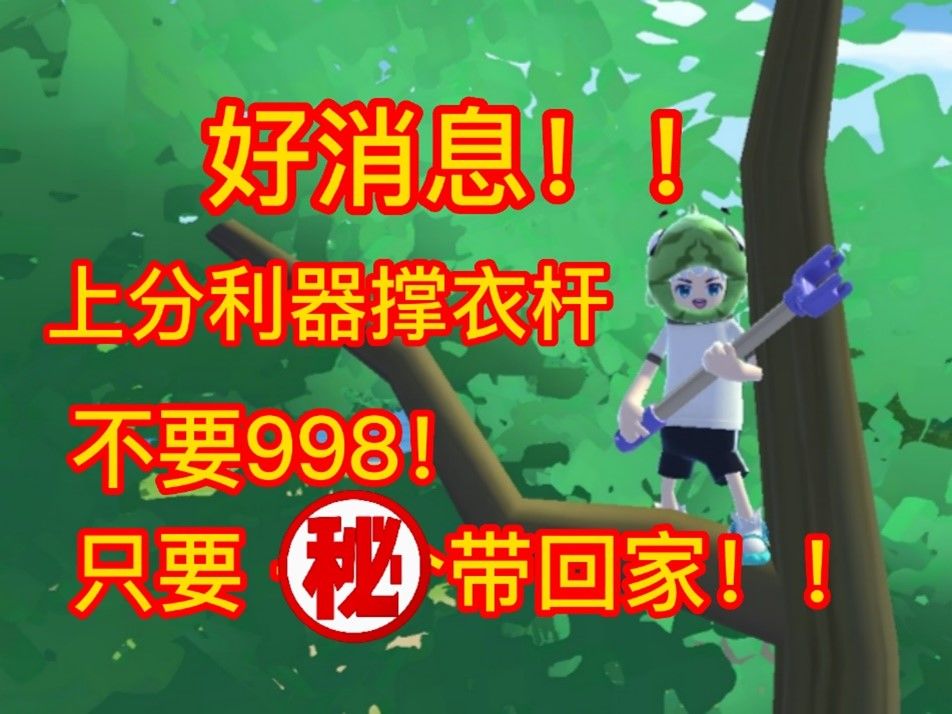 【SS9攻略】香肠派对ss9特大好消息！上分利器撑衣杆大优惠！截图