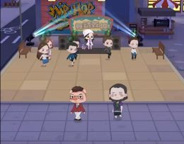 晚上的时候广场上人最多，看他们在干什么？快来预约游戏，认识他们吧