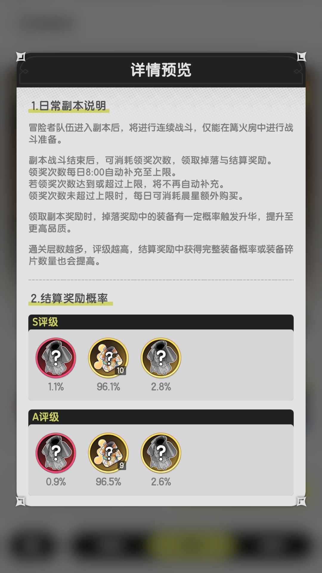 困难副本和噩梦副本的收益问题 1