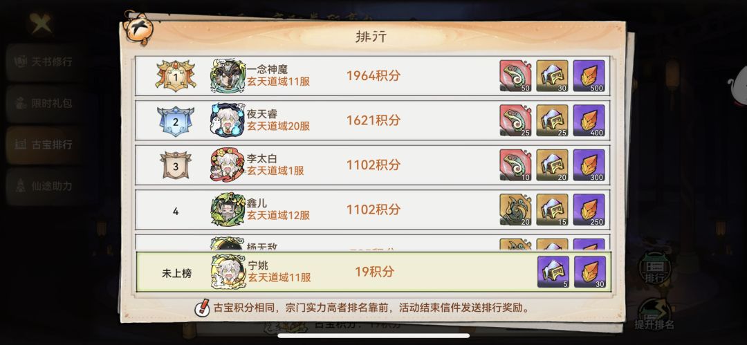 夜袭排行榜 4