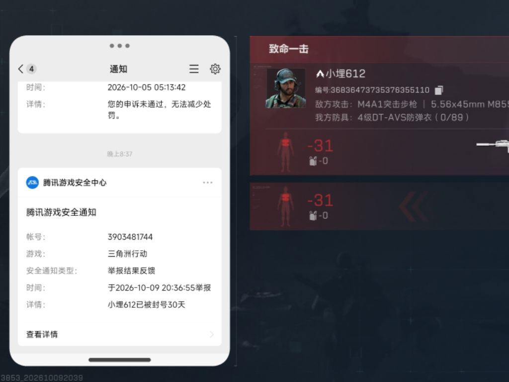 前后举报到封号只有十秒钟 1