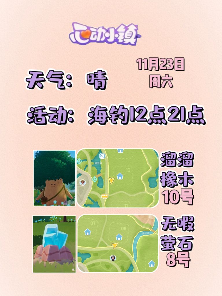 11月23日溜溜木萤石位置及活动摘要 2