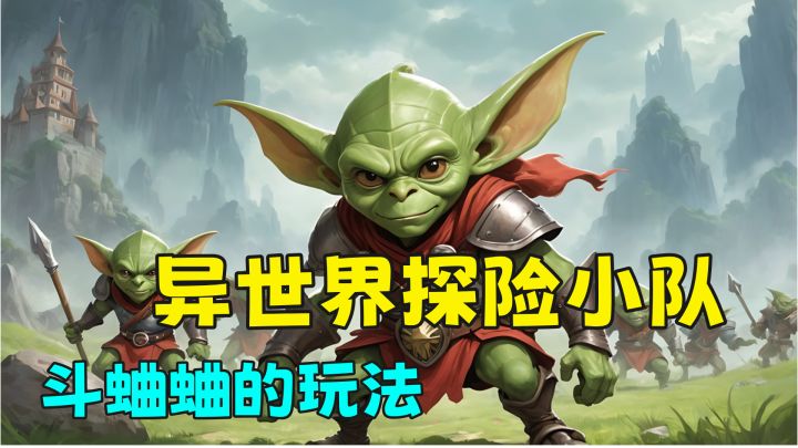 带领异世界小队电子斗蛐蛐，挂着就能推，给他们打好装备吧截图