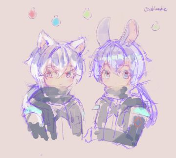 画了…请选择猫猫博还是兔兔博（?）