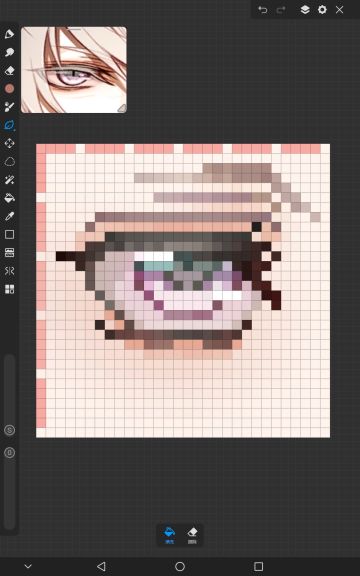 「一起活下去」摸鱼_冈崎契属性cos用眼图纸
