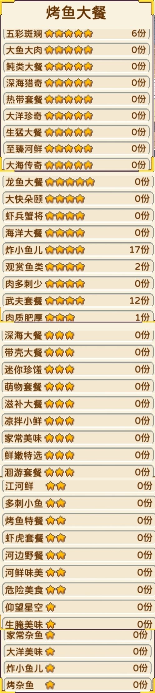 最新烤鱼套餐全图鉴「共41种」 8