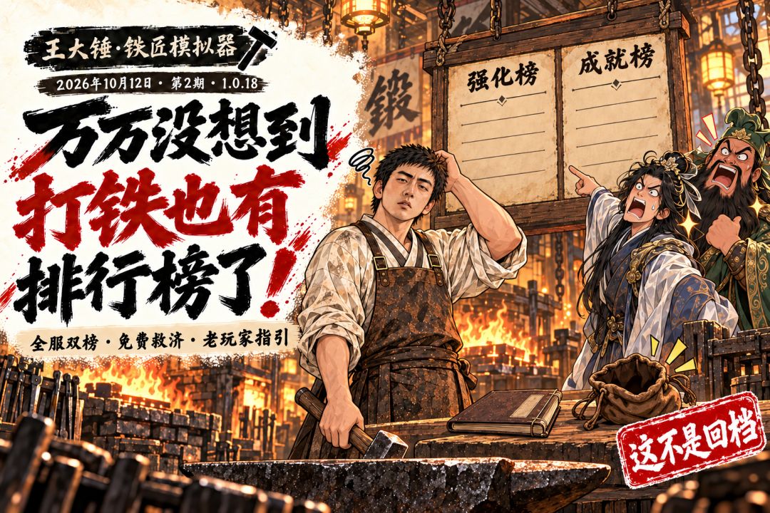 【2026年10月12日更新】第2期:万万没想到,打铁也有排行榜了! 1