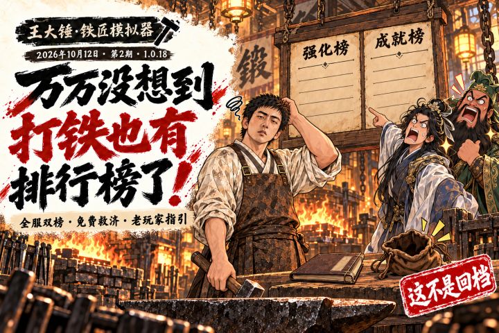 【2026年10月12日更新】第2期:万万没想到,打铁也有排行榜了!截图