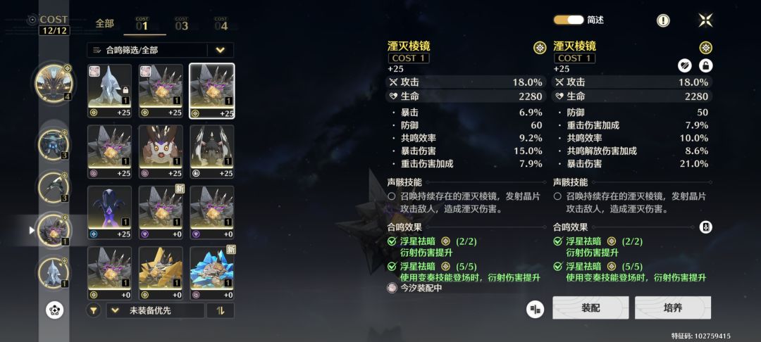 求助,这两个声骇今汐用哪个更合适 1