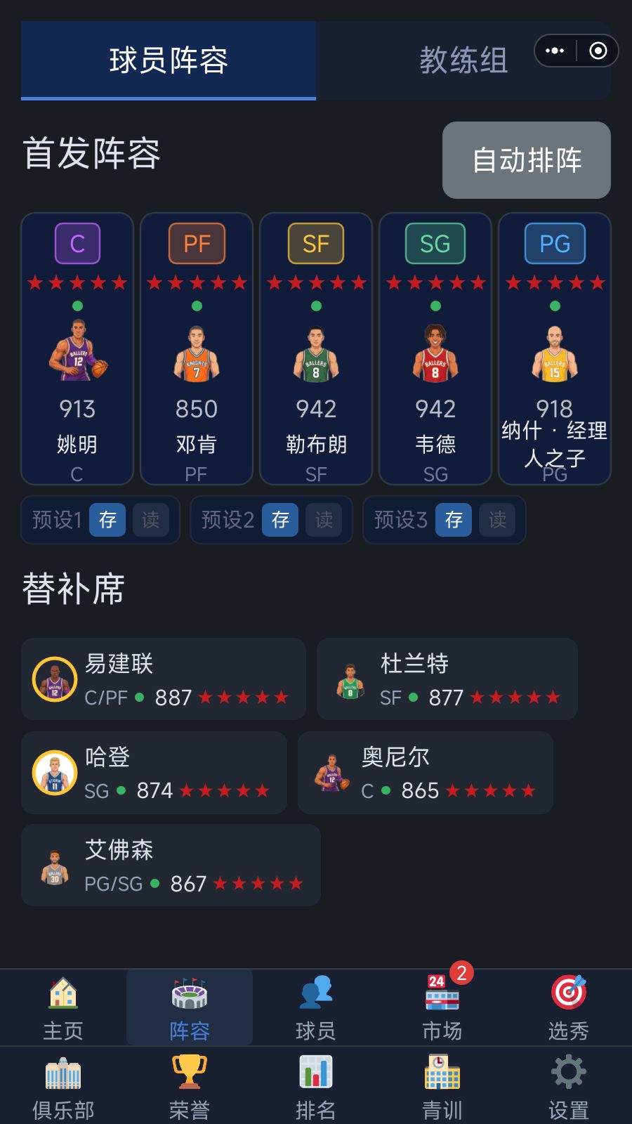 这个阵容无敌了吧? 1