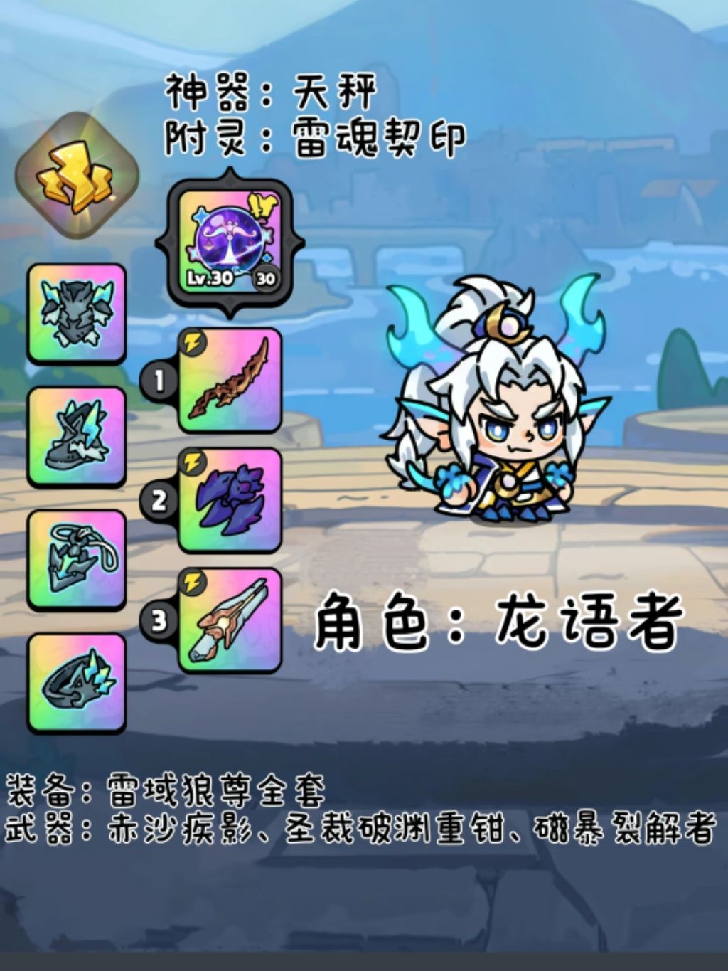 主流角色装备一览图 3