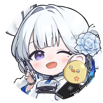 Q版分享 |「白鹤」Q版头像送上！