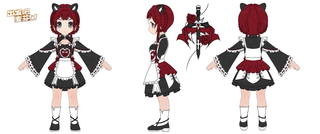 【麦芬时装设计大赛】玫瑰仆人 2