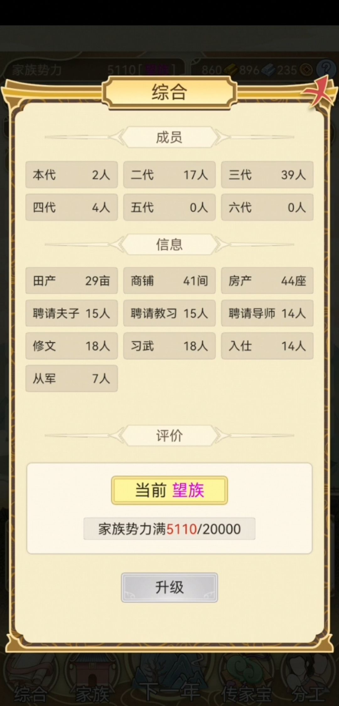 名门望族! 2