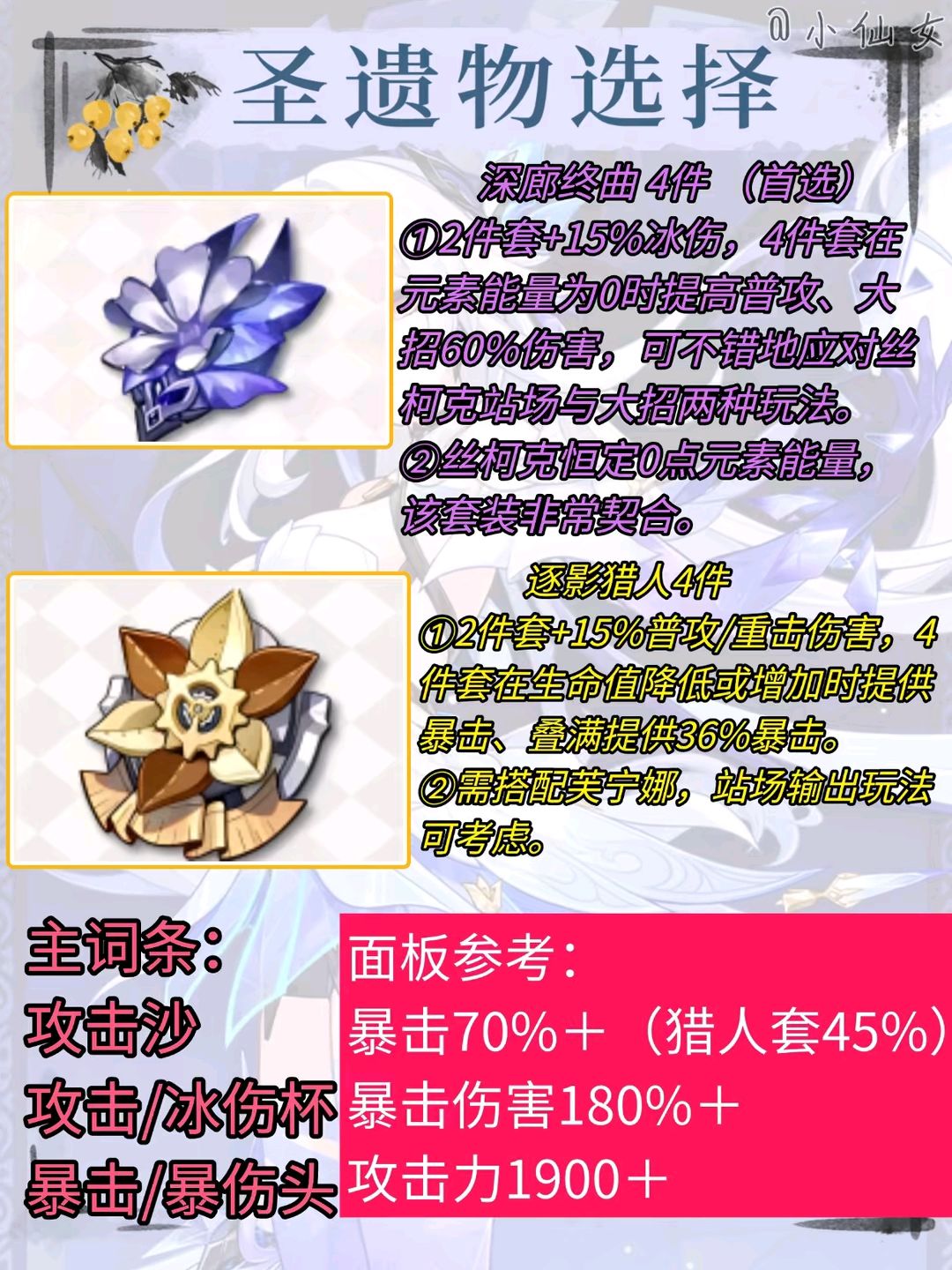 【原神】丝柯克角色培养攻略 2